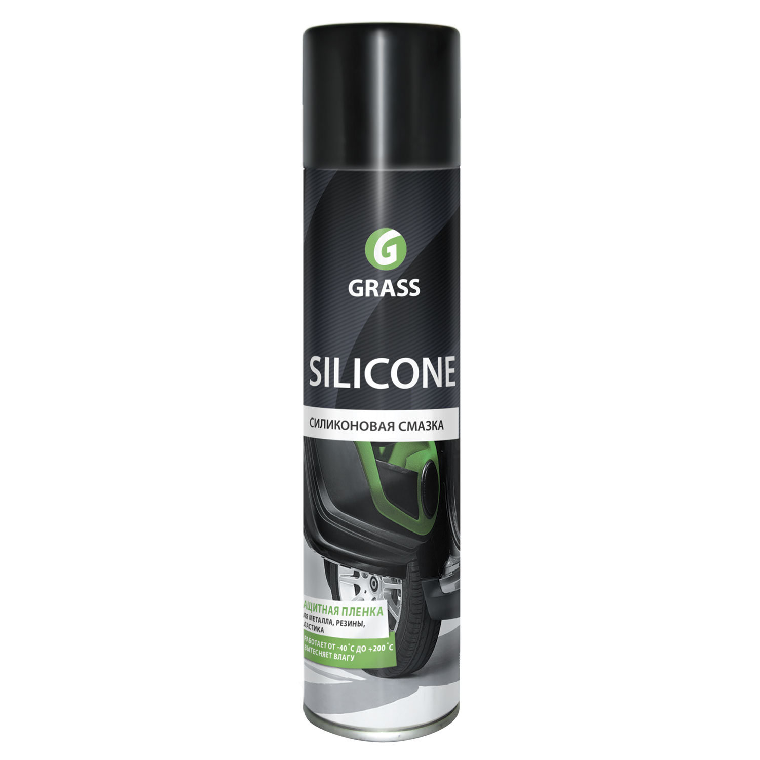 Смазка силиконовая 400мл GRASS SILICONE, применение в офисе,быту, производстве, аэрозоль, 605606