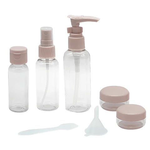 Дорожный набор флаконов в косметичке, 5 флаконов (80 мл / 50 мл / 30 мл / 2х10 мл), DASWERK (ДАСВЕРК), 609299 - МСК «Форвард»