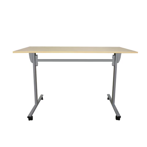 Стол складной "Эверест", 1200х600х760 мм, серый каркас, ЛДСП клен минпромторг под заказ 8 дней - МСК «Форвард»