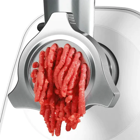 Мясорубка BOSCH MFW2500W, 1500 Вт, производительность 1,7 кг/мин, металлический шнек, пластик, белая 456933 - МСК «Форвард»