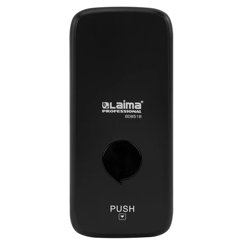 Дозатор для жидкого мыла LAIMA PROFESSIONAL PREMIUM BLACK, НАЛИВНОЙ, 0,5 л, черный, ABS-пластик, 609518 - МСК «Форвард»