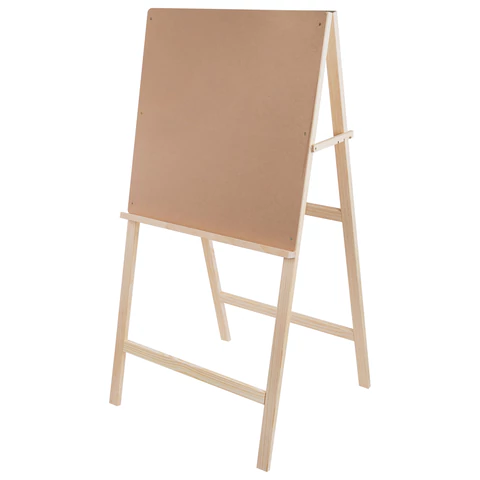 Мольберт напольный BRAUBERG ART CLASSIC "Хлопушка", планшет 60x60см, в собр.виде 60x120x5см, 190659