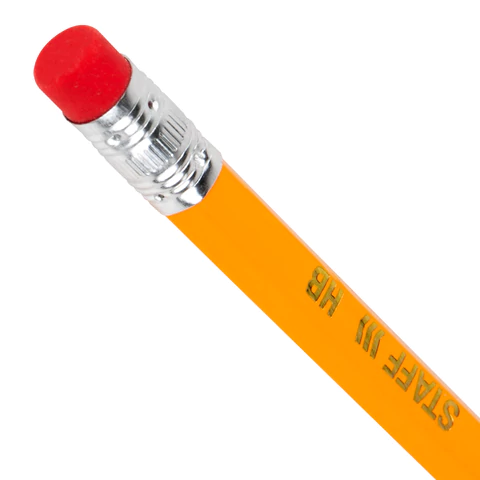 Карандаши чернографитные простые с ластиком HB, ВЫГОДНАЯ УПАКОВКА КОМПЛЕКТ 72 штуки, STAFF, 181882 - МСК «Форвард»