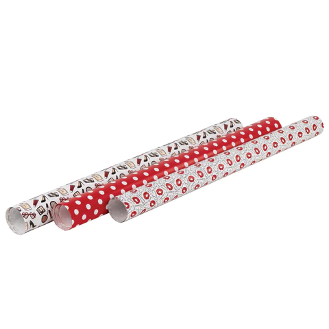 Бумага упаковочная мелованная НАБОР 3 шт., "For Women", 70х100 см, 3 дизайна, ЗОЛОТАЯ СКАЗКА, 592065 - МСК «Форвард»