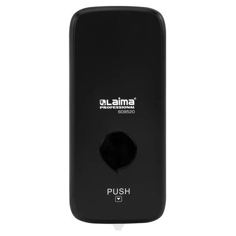 Дозатор для жидкого мыла-пены LAIMA PROFESSIONAL PREMIUM BLACK, НАЛИВНОЙ, 1 л, черный, ABS-пластик, 609520 - МСК «Форвард»