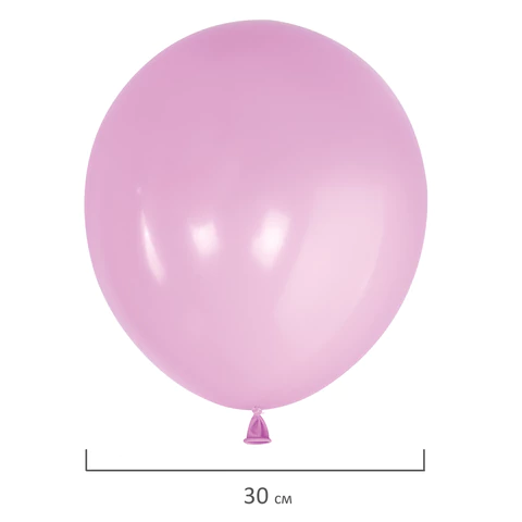 Шары воздушные 30 см, 100 штук, "МАКАРУНС", ассорти, BRAUBERG KIDS, 591879 - МСК «Форвард»