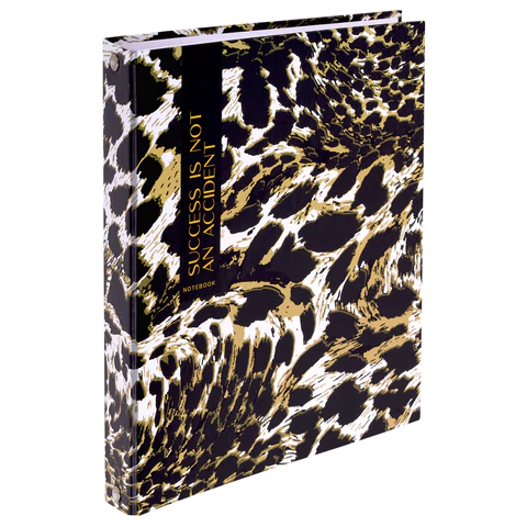 Тетрадь на кольцах А5 165х215 мм, 120 листов, твердый картон, клетка, BRAUBERG, "Leopard", 404712 - МСК «Форвард»