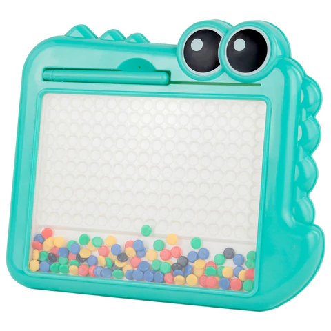 Мозаика магнитная развивающая для детей "Крокодил", стилус, 101 магнит, 10 карточек, BAMBOX (БАМБОКС), 665890 - МСК «Форвард»