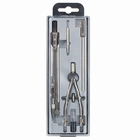 Готовальня 5 предметов, пласт. пенал, GLOBUS, НЧ5-70-50 210419