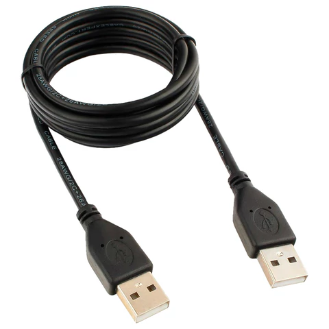 Кабель USB 2.0 AM-AM, 1,8 м, CABLEXPERT, двойной экран, медь, Pro, черный, пакет, CCP-USB2-AMAM-6 514208 - МСК «Форвард»