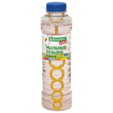 Мыльные пузыри 500 мл, BRAUBERG KIDS, 665454 - МСК «Форвард»