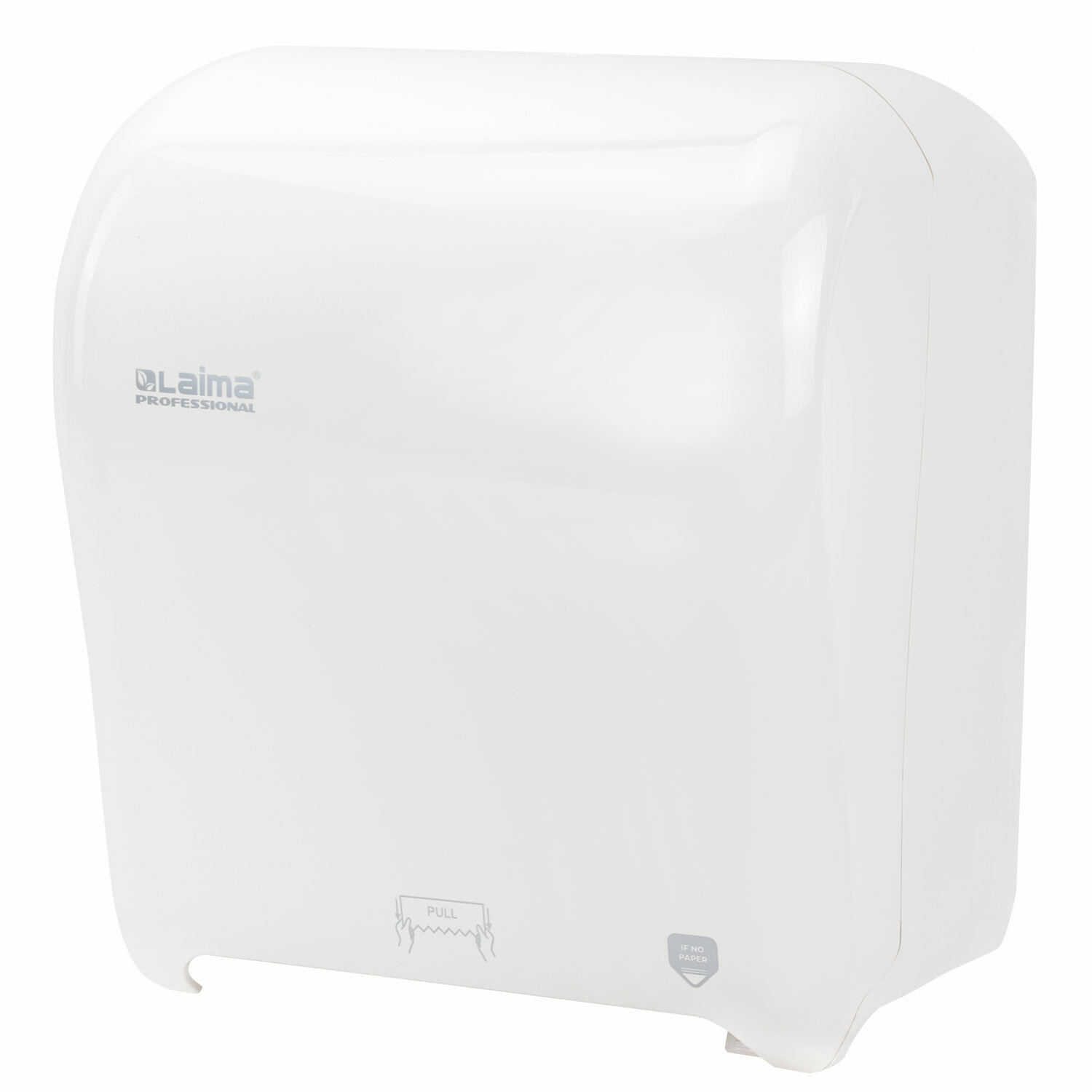 Диспенсер для полотенец в рулонах LAIMA PROFESSIONAL ORIGINAL (Система H1), механич., белый, 605764