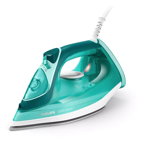 Утюг PHILIPS DST3030/70, 2400 Вт, керамическое покрытие, самоочистка, антикапля, автоотключение, бирюзовый 456942 - МСК «Форвард»