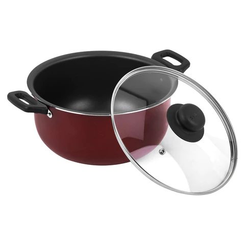 Кастрюля 3,5 л с крышкой 22 см, антипригарное покрытие, удобные ручки, SCOVO "Expert", СЭ-007 700975 - МСК «Форвард»