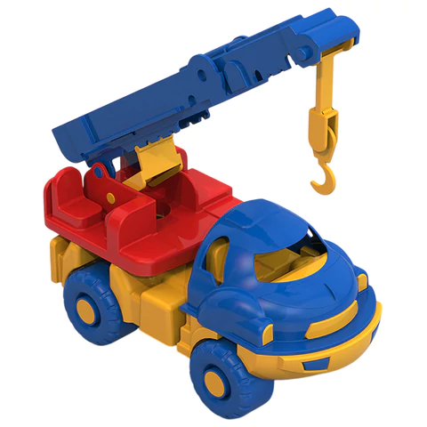 Машина игрушечная КРАН "Малыш", пластиковая, 19x9,5x11 см, НОРДПЛАСТ, 64 666481 - МСК «Форвард»