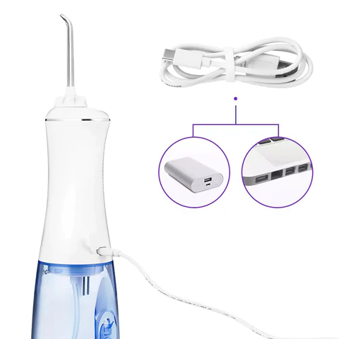 Ирригатор для полости рта KITFORT КТ-2915, портативный, емкость резервуара 0,35 л, 2 насадки, белый 456546 - МСК «Форвард»