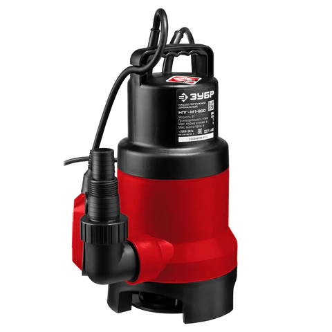 Дренажный насос для грязной воды ЗУБР НПГ-М1-900, 900 Вт, 230 л/мин, погружной, НПГ-М1-900 671141 - МСК «Форвард»