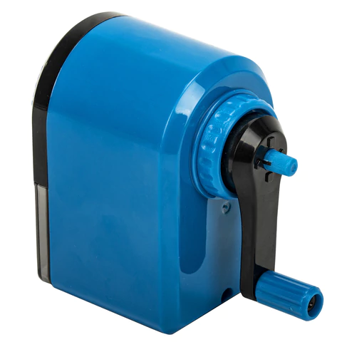 Точилка механическая BRAUBERG ULTRA для чернографитных и цветных карандашей, крепление к столу, цвет корпуса голубой с черным, 271342 - МСК «Форвард»