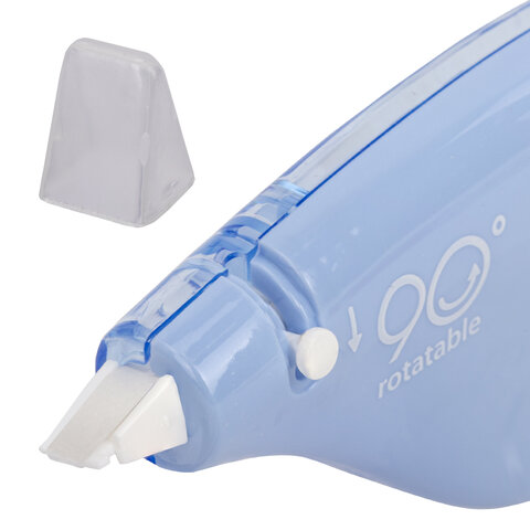 Корректирующая лента BRAUBERG PASTEL 5 мм х 12 м, вращающийся наконечник 90°, ВЫГОДНАЯ УПАКОВКА 3 штуки в блистере,механизм перемотки,272489 - МСК «Форвард»