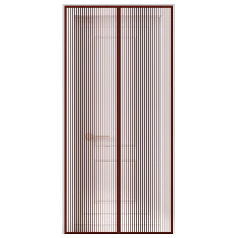 Москитная сетка дверная на магнитах 100х210см, антимоскитная, коричневая, DASWERK, 607986