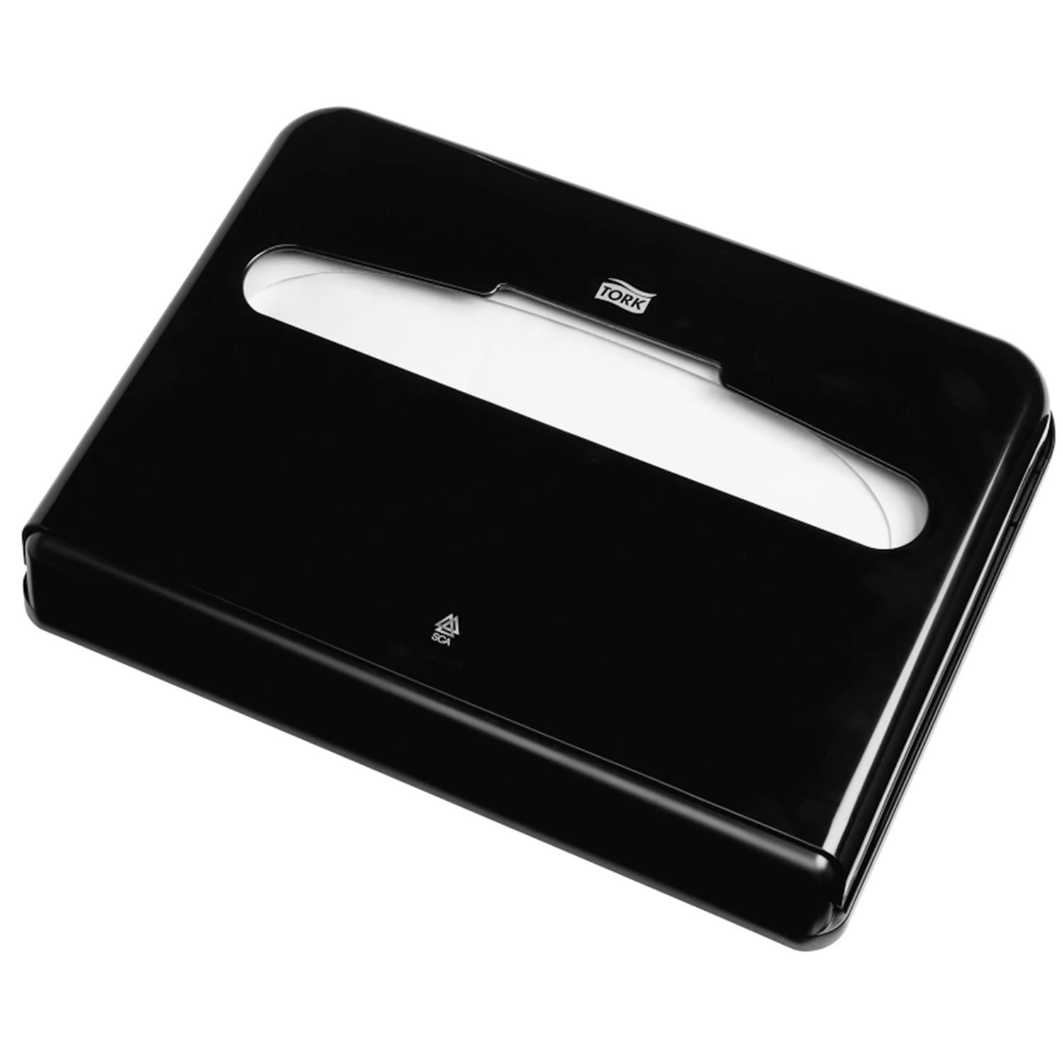 Диспенсер для покрытий на унитаз TORK (Система V1), (покрытия 1/2 сложения), черный, 344088 602979