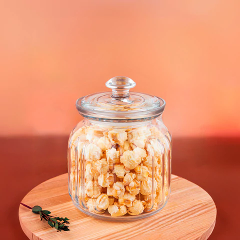 Банка для сыпучих продуктов, с крышкой, объем 900 мл, стекло, PASABAHCE "ВИВА", 96374СЛ1 700564 - МСК «Форвард»