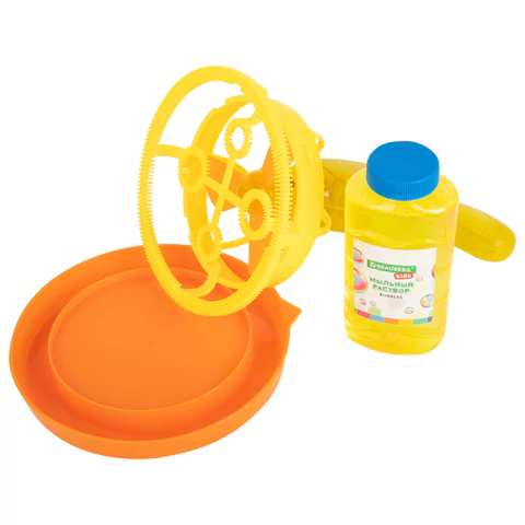 Мыльные пузыри Бластер Генератор "DOUBBLE BIG BUBBLES", раствор 250 мл, BRAUBERG KIDS, 665151 - МСК «Форвард»