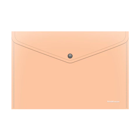 Папка-конверт с кнопкой ERICH KRAUSE "Matt Pastel Bloom", А4, до 120 л, непрозрачная, ассорти, 0,18 мм, 61141 272924 - МСК «Форвард»