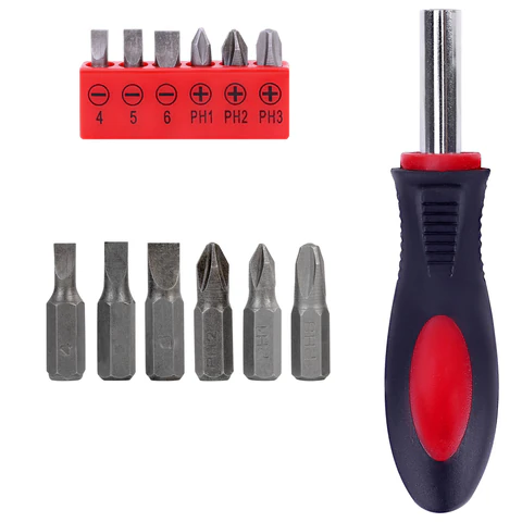 Набор инструментов столярно-слесарный, 12 предметов, блистер, ГРАНДМАСТЕР, 671330 - МСК «Форвард»