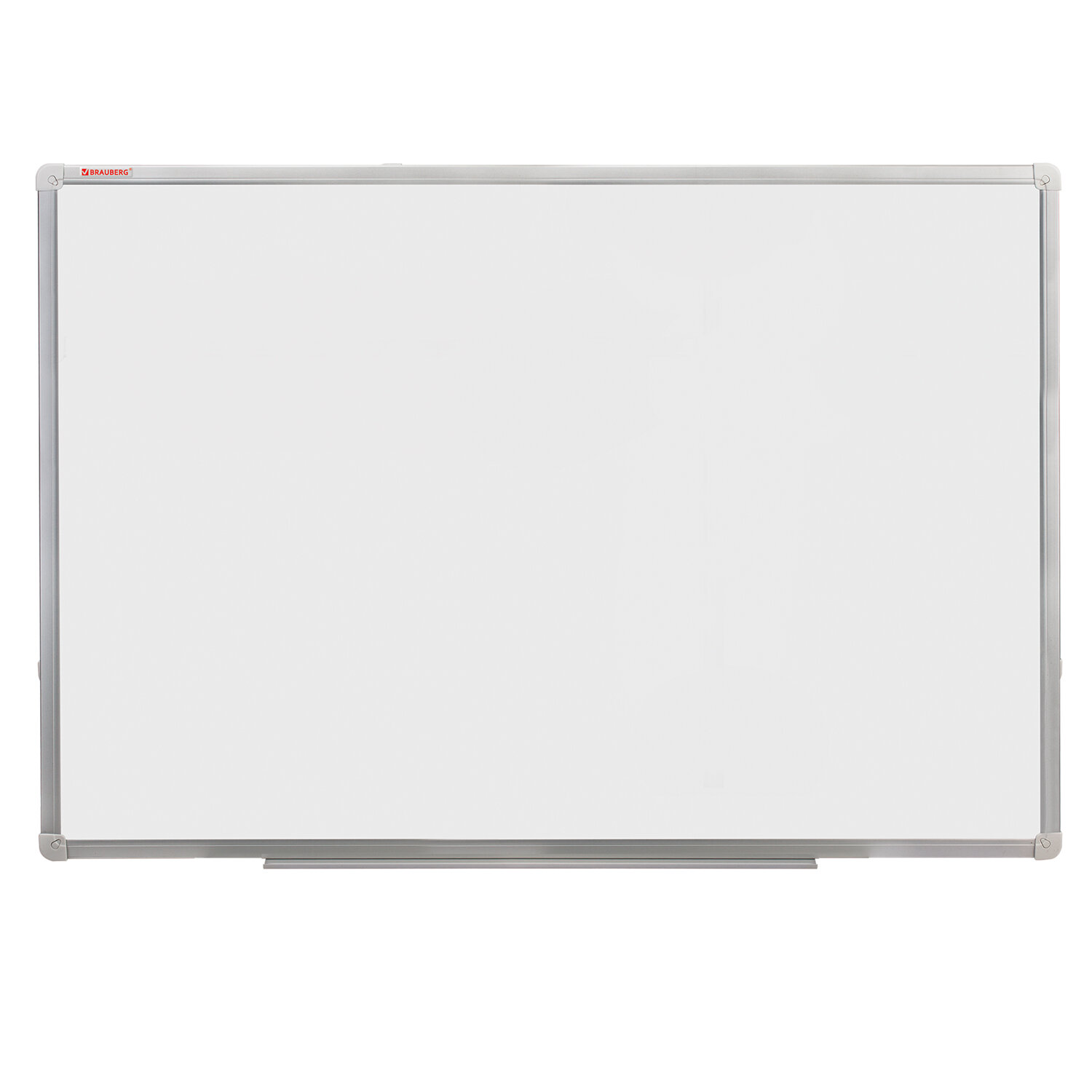 Доска магнитно-маркерная 60х90 см, алюмин. рамка, ГАРАНТИЯ 10 ЛЕТ, РОССИЯ, BRAUBERG Стандарт, 235521