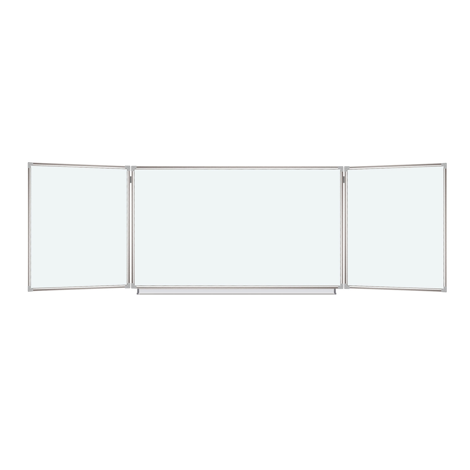 Доска магнитно-маркерная 3-х элементная 100х150/300см, 5 рабочих поверхн., белая, BRAUBERG, 231708