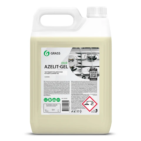 Средство для чистки плит, духовок, грилей от жира/нагара, ГЕЛЬ 5,4 кг, GRASS AZELIT-GEL, щелочное, 125239 702622 - МСК «Форвард»