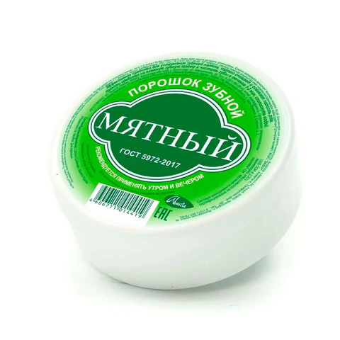 Зубной порошок освежающий от зубного налета 140 мл, "Мятный", 1416 700169 - МСК «Форвард»