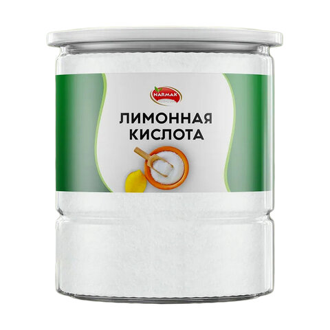 Лимонная кислота 1 кг, пластиковая банка, NARMAK 622755
