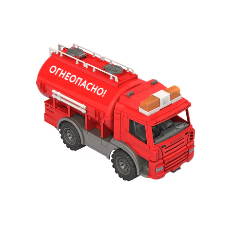 Машина игрушечная СПЕЦТЕХНИКА: Цистерна "Огнеопасно", пластик, 43,3x18,4x22,9 см, НОРДПЛАСТ, 206 666485