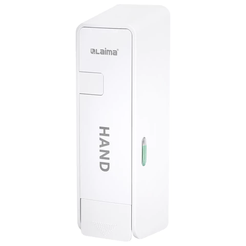 Дозатор для жидкого мыла LAIMA ULTRA, НАЛИВНОЙ, 0,38 л, белый, ABS-пластик, MD-9029W, 609106 - МСК «Форвард»