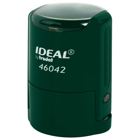 Оснастка для печатей оттиск D=42 мм, синий, TRODAT IDEAL 46042, корпус ИЗУМРУД, крышка, подушка,191407 238376 - МСК «Форвард»