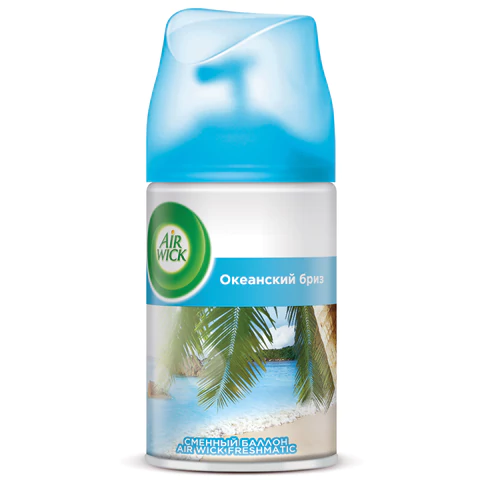 Сменный баллон 250 мл, AIRWICK LifeScents "Океанский бриз", для автоматических освежителей, универсальный 601850 - МСК «Форвард»