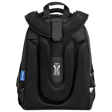 Ранец BRAUBERG SHINY, 2 отделения, с брелком, "Savage lion", светящийся рисунок, 38х28х14 см, 272039 - МСК «Форвард»