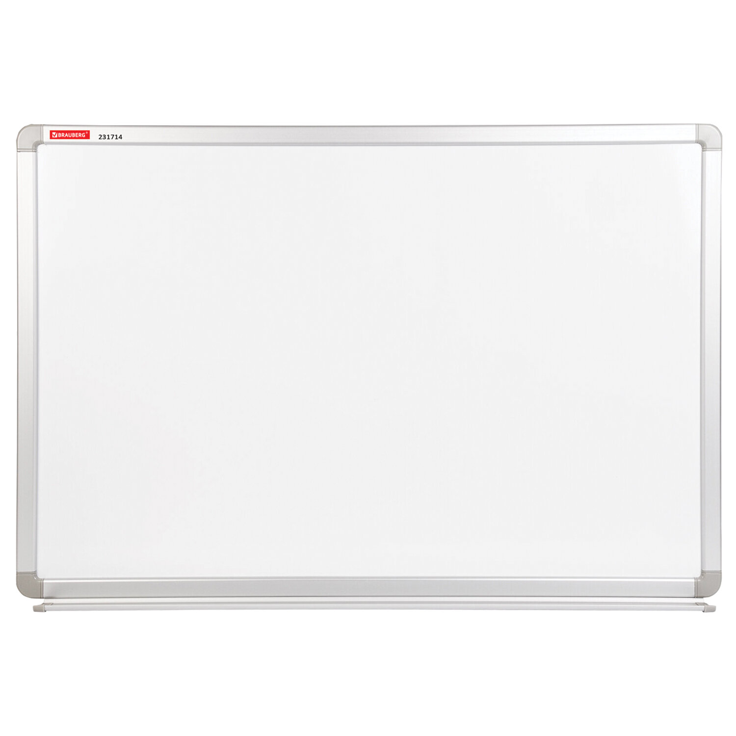 Доска магнитно-маркерная 60х90см, улучшенная алюм. рамка, ГАРАНТИЯ 10 ЛЕТ, BRAUBERG Premium, 231714