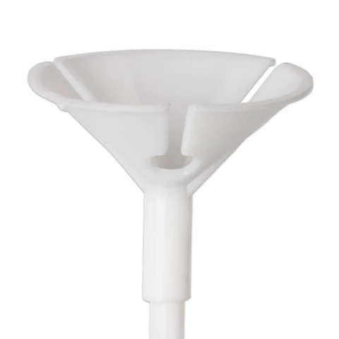 Держатели для воздушных шаров (палочки 40 см + розетки) ЗОЛОТАЯ СКАЗКА, КОМПЛЕКТ 50 штук, белые, 591097 - МСК «Форвард»