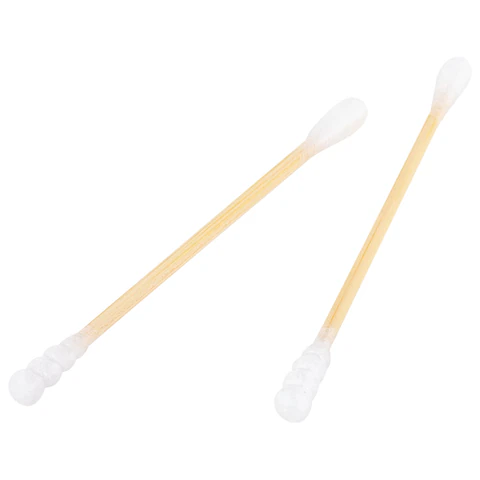 Ватные палочки КОМПЛЕКТ 5х200 шт., бамбуковый стик, 100% хлопок, зип-лок, ЗОЛОТОЙ ИДЕАЛ, 116561 - МСК «Форвард»