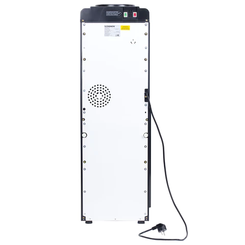 Кулер для воды SONNEN FSE-03RTi, напольный, НАГРЕВ/ОХЛАЖДЕНИЕ ЭЛЕКТРОННОЕ, шкафчик, 3 крана, титановый синий, 455746 - МСК «Форвард»