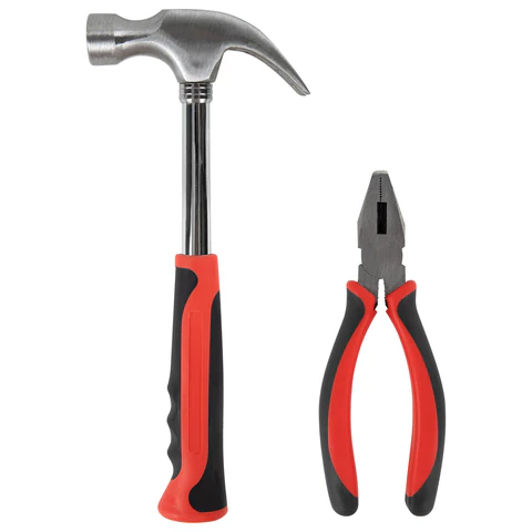 Набор инструментов столярно-слесарный, 14 предметов, пластиковый бокс, ГРАНДМАСТЕР, 671324 - МСК «Форвард»