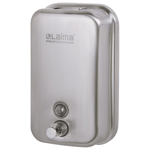 Дозатор для жидкого мыла LAIMA PROFESSIONAL INOX (гарантия 3 года), 1 л, нержавеющая сталь, матовый, 605395 - МСК «Форвард»