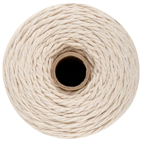 Шпагат хлопковый для прошивки документов, вязания, макраме, длина 500 м, диаметр 1,5 мм, BRAUBERG, 700362 - МСК «Форвард»