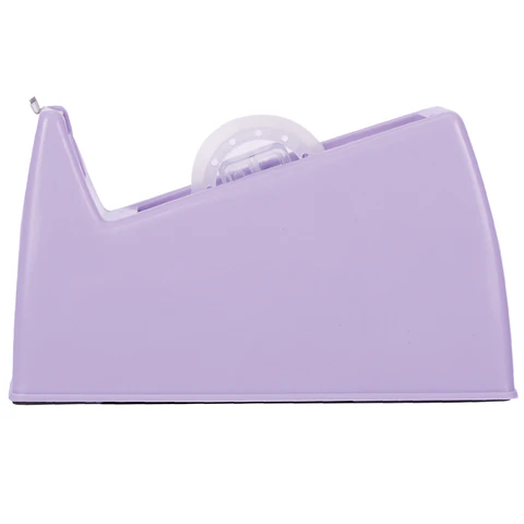 Диспенсер для клейкой ленты шириной до 26 мм, ЛАВАНДОВЫЙ (лента в подарок!), утяжеленный большой, BRAUBERG, 701460 - МСК «Форвард»