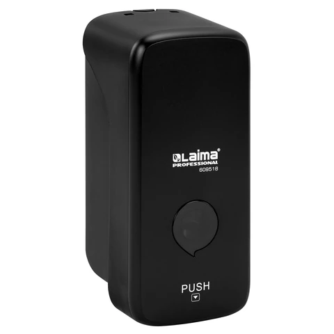 Дозатор для жидкого мыла LAIMA PROFESSIONAL PREMIUM BLACK, НАЛИВНОЙ, 0,5 л, черный, ABS-пластик, 609518 - МСК «Форвард»