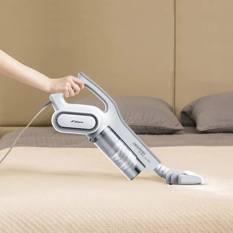 Пылесос вертикальный XIAOMI DEERMA DX700, 2 в 1, потребляемая мощность 600 Вт, контейнер 0,8 л, белый 456253 - МСК «Форвард»