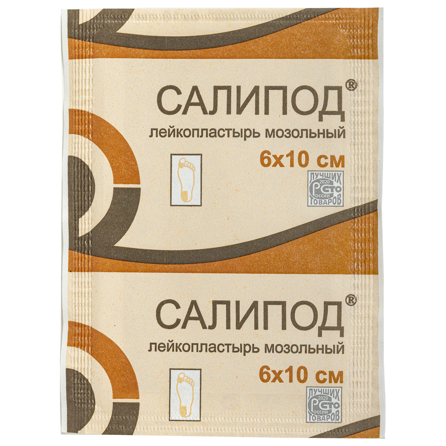 Лейкопластырь мозольный САЛИПОД, полоска 6х10 см 20024076 630613